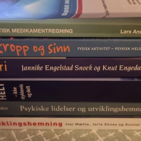 Pent brukt faglitteratur sosialt arbeid/sykepleie