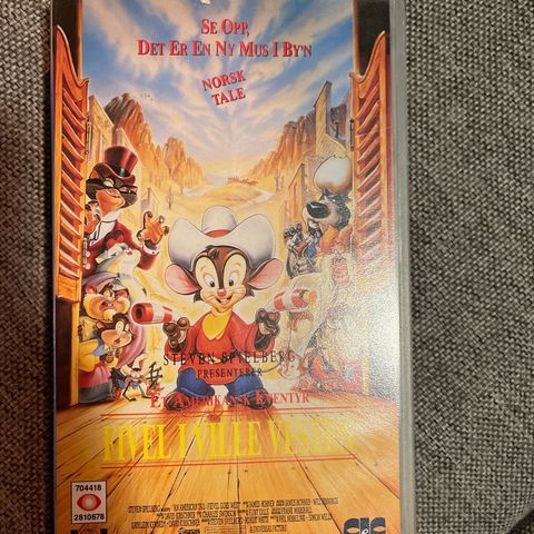 vhs fievel og turtles selges samlet