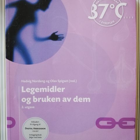 Legemidler og bruken av dem,  37gr.C-serien i sykepleierutdanning