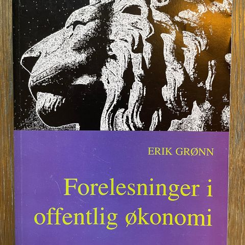 Forelesninger i offentlig økonomi av Erik Grønn