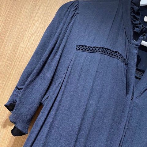 Mørkblå Confettibird kjole XL selskapskjole