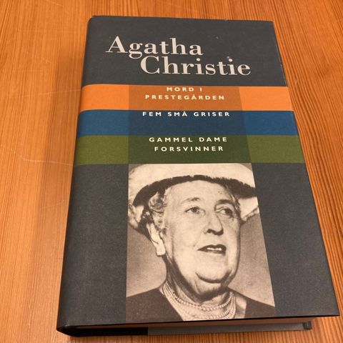 Agatha Christie : MORD I PRESTEGÅRDEN/FEM SMÅ GRISER/GAMMEL DAME FORSVINNER