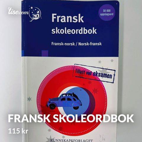 Fransk skoleordbok