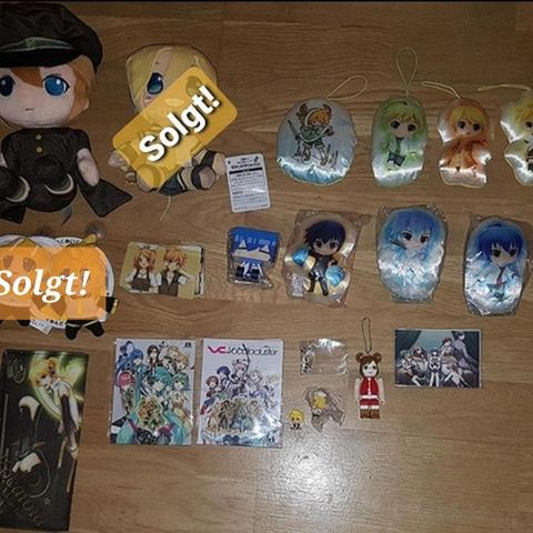 Vocaloid anime figur samling selges!!