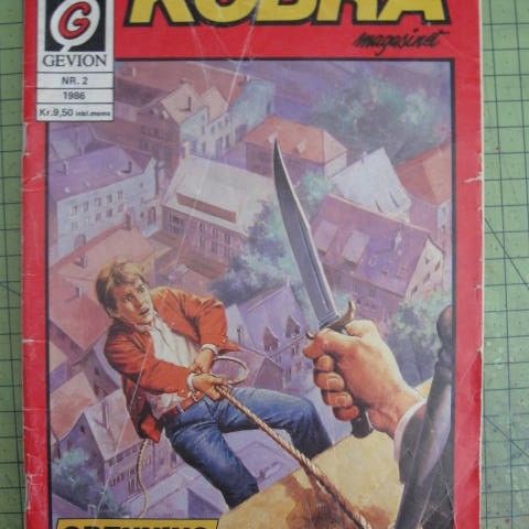 KOBRA nr  2- 1986 -slitt - Se bilde!