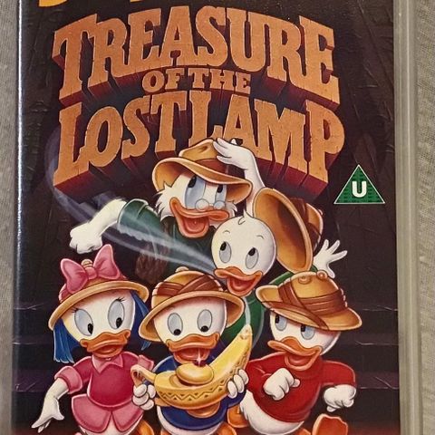 Disney Duck Tales The Movie : Treasure of The Lost Lamp  (VHS) Engelsk tale.