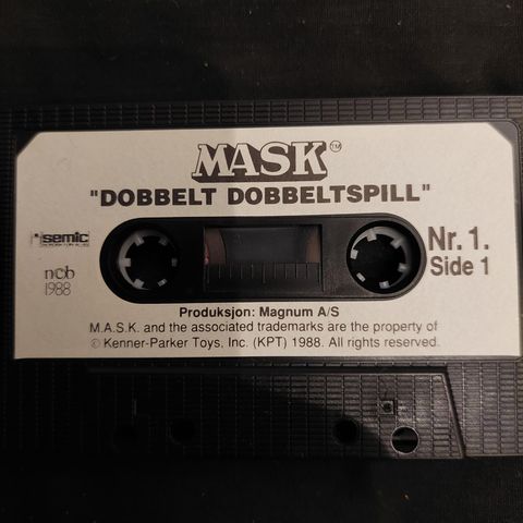 M.a.s.k. Dobbelt Dobbeltspill kassett