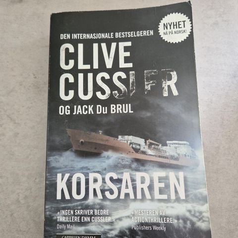 Bøker av clive cussler byttes/ selges