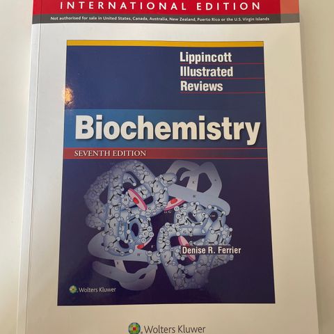 Lippincott’s Biochemistry, 7th. Edition