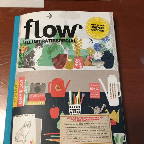 Flow Illustratie special bok blad illustrasjon