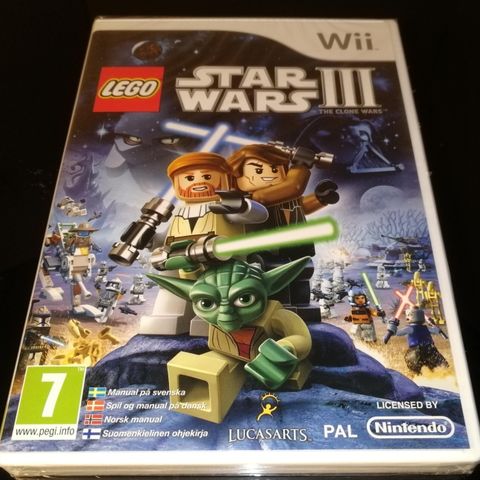 Lego Star Wars The Clone Wars Wii - nytt