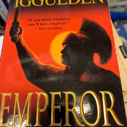 De fure første bøkene i Emperor serien av Conn Iggulden  til salgs. Se bilder.