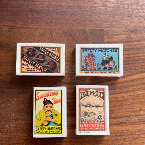 Retro fyrstikker Safety matches Sweden