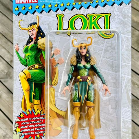 Loki Agent of Asgard / Hasbro Marvel Legends Series / 6-inch Retro Packaging