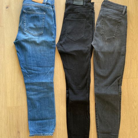 Jeans str 27 (Monki & Selected Femme)