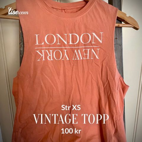 Vintage topp str XS