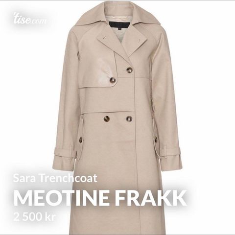 Meotine trench coat