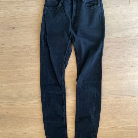 Monki Stevie jeans sort str Small