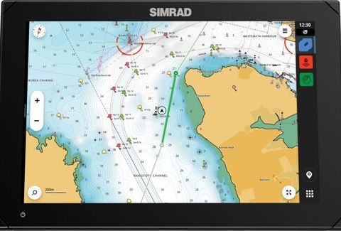 Simrad NSX3009 kartplotter/MFD med C-map