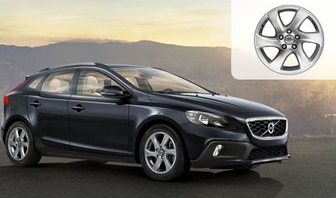 Volvo V40CC Komplette vinterhjul 16" piggfri