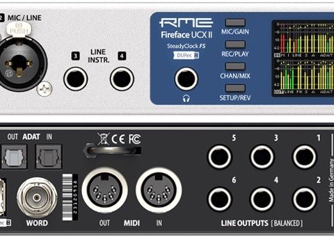 RME Fireface UCX II Lydkort 24-Bit/192kHz, 20 IO, USB 2/3