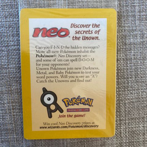 Pokemon - Entei #34 Black Star Promo