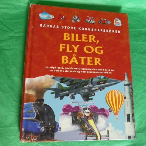 Barnas store kunnskapsbøker: Biler, fly og båter