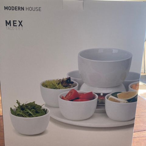 Modern House Mex Taco Set hvit