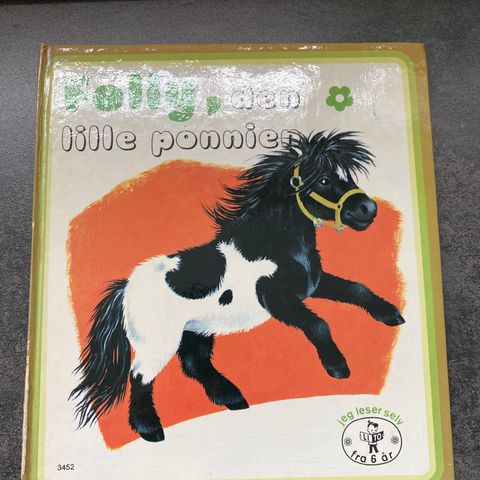 Retro barnebok - Folly, den lille ponnien - fra serien "Jeg leser selv" - 1974