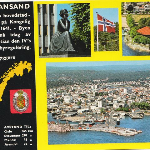 Kristiansand i 70 åra. ubrukt