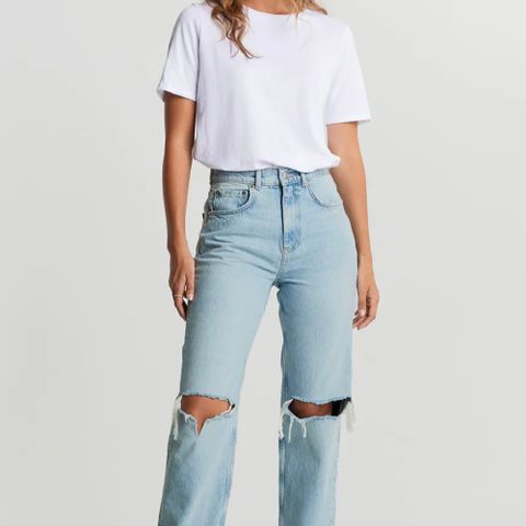 Jeans med hull