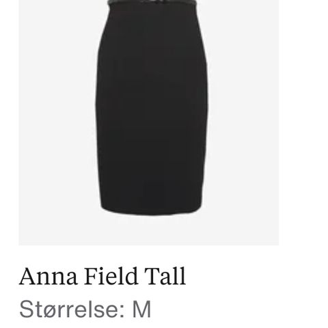 Feminin og elegant kjole fra Anna Field, ny med lapp på