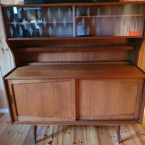 Vintage retro skjenk i teak