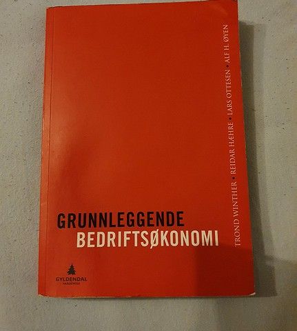 Grunnleggende Bedriftsøkonomi 2013