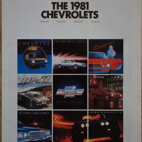 Chevrolet 1981 brosjyre