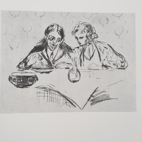 Edvard Munch - Soupér (plakat)