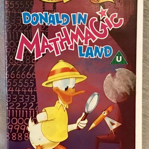 Donald in Mathmagic Land vhs