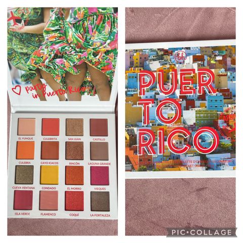Party in Puerto Rico by BH Cosmetics Palette - helt ubrukt