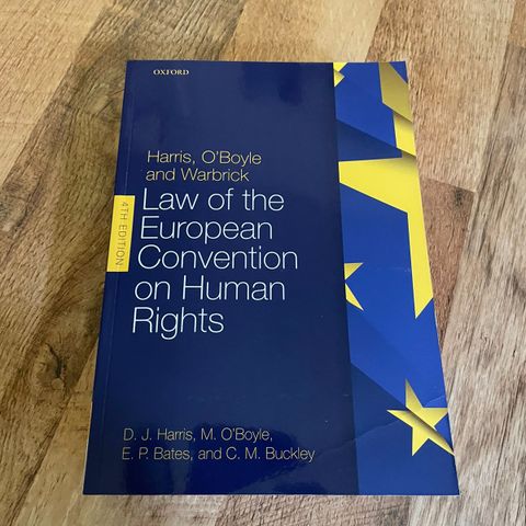 Law of the European Convention on Human Rights