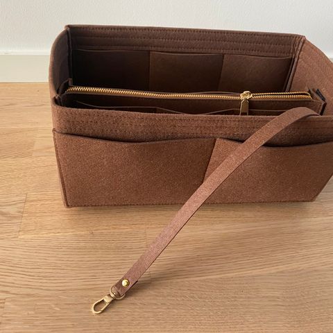 Sjokoladebrun organizer til Mulberry Bayswater, Alexa Oversized & Speedy 35