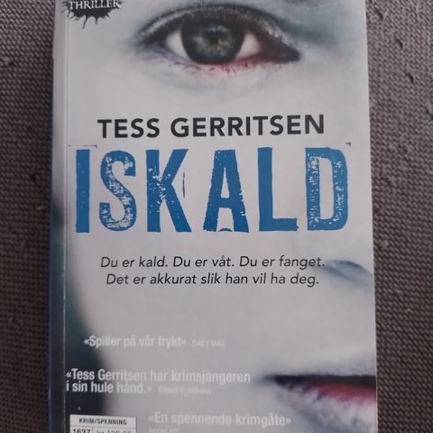 ISKALD - Tess Gerritsen. UTSOLGT I BUTIKK!