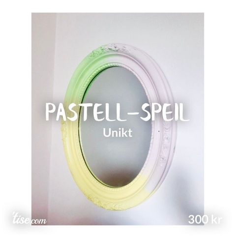Pastell speil