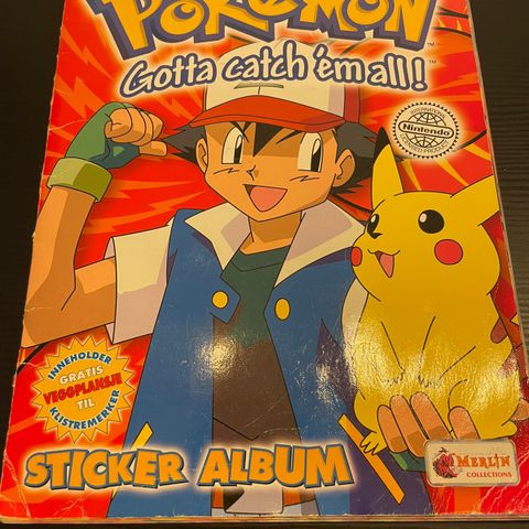 Pokémon Merlin Sticker Album