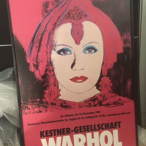 Andy Warhol  Vintage 1981 Orginal poster