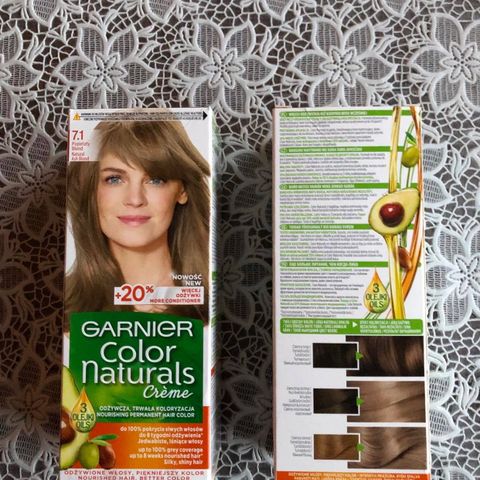 NY HÅRFARGE GARNIER COLOR NATURALS CREME NR. 7.1 NATURAL ASKEBLOND