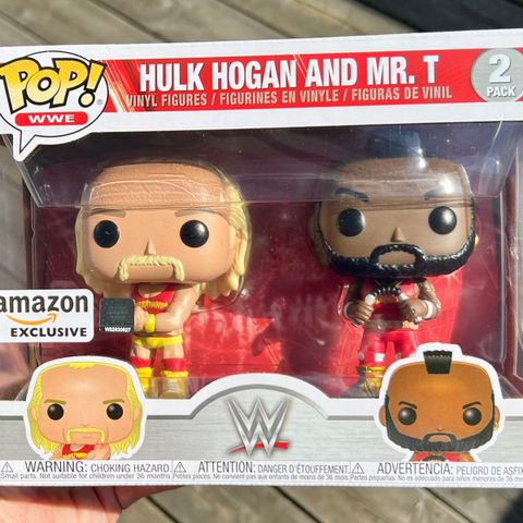 Funko Pop! Hulk Hogan & Mr. T (2-Pack) | WWE | Excl. to AMZ
