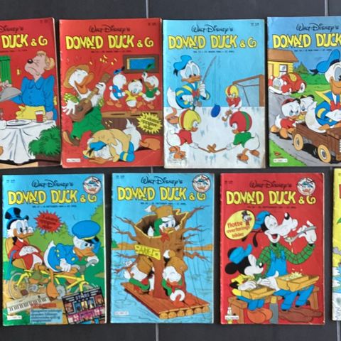 14 pene DONALD DUCK- blader1984. NR. 3-9-12-13-19-31-37-39-30-40-41-43-48-50.