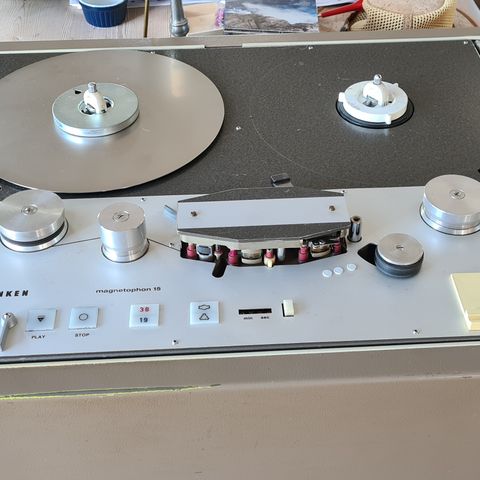 NY PRIS    Telefunken M15 2T 1/4 master recorder  reel to reel
