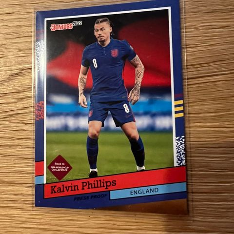 Donruss Road to Qatar - Kalvin Phillips Press Proof