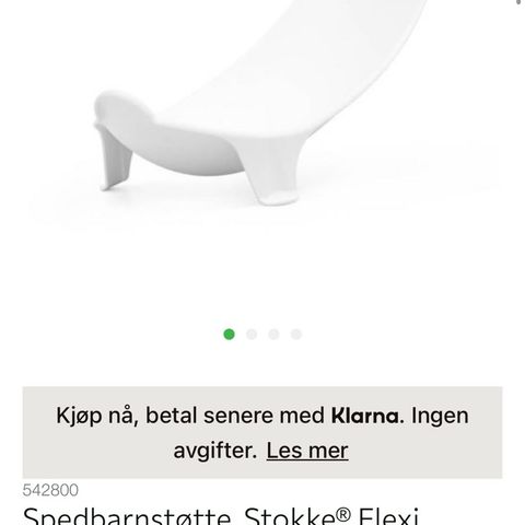 Stokke Flexi Bath support Newborn støtte/spedbarnsstøtte